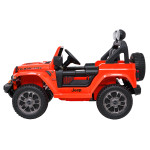 Elektrické autíčko Jeep Wrangler Rubicon Lift 4x4, 24V - oranžové